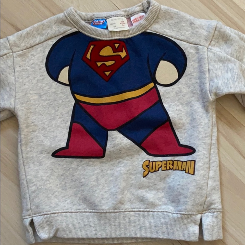 Zara x Justice League Baby Boy Superman Sweatshirt